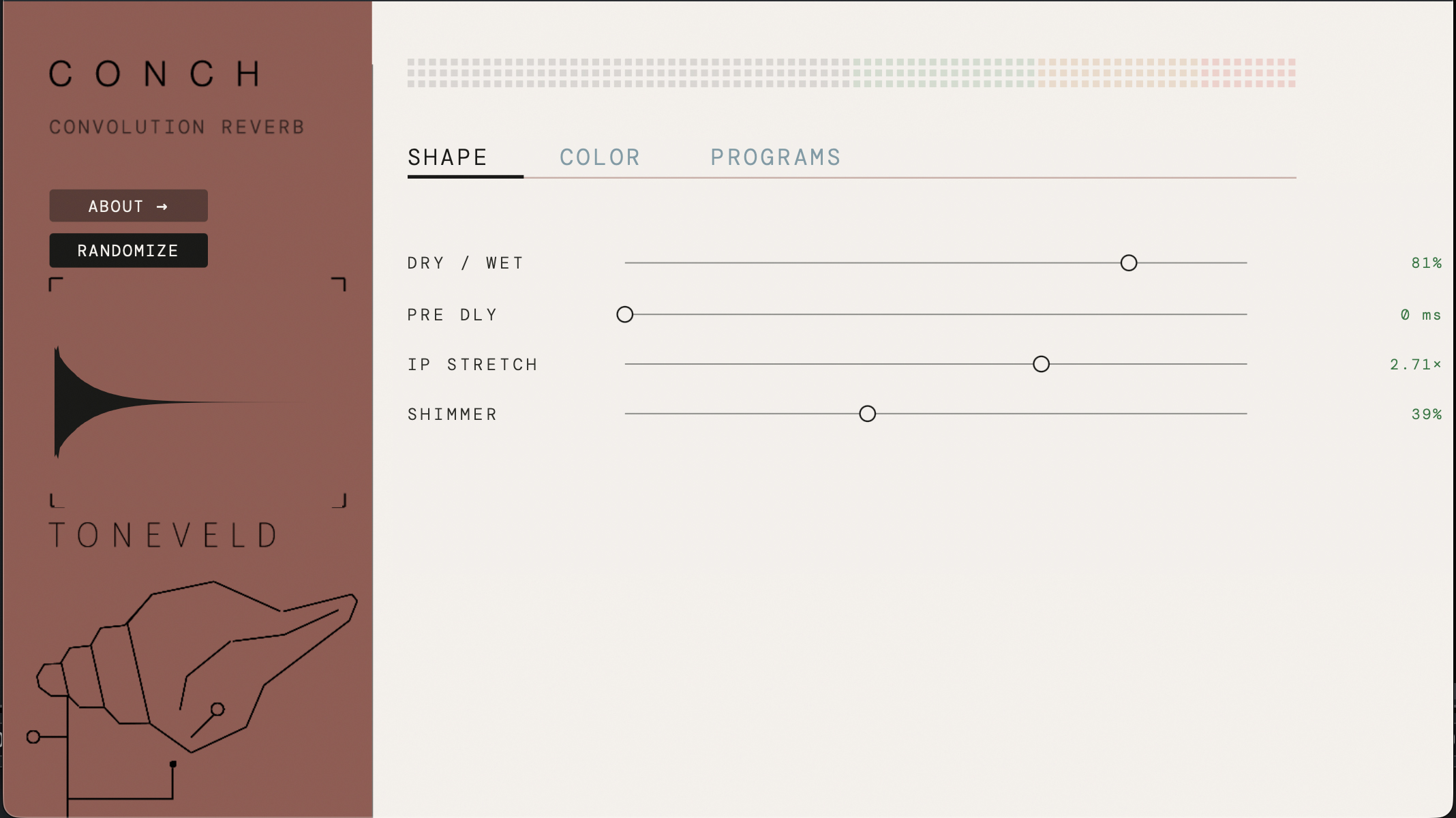 Conch VST GUI