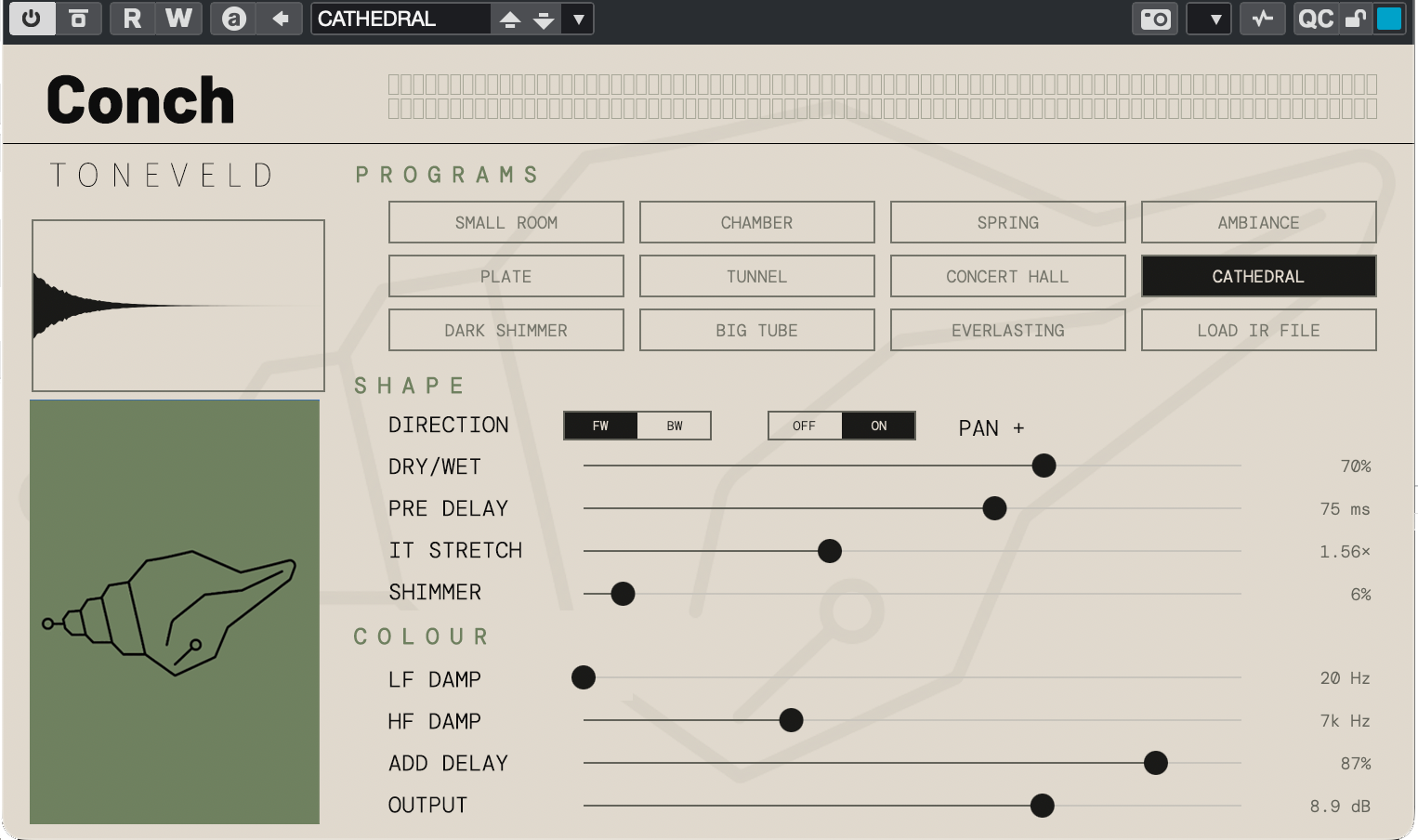 Conch VST GUI